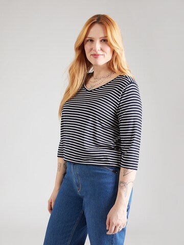 zils ONLY Carmakoma T-Krekls 'CARLINA': no priekšpuses