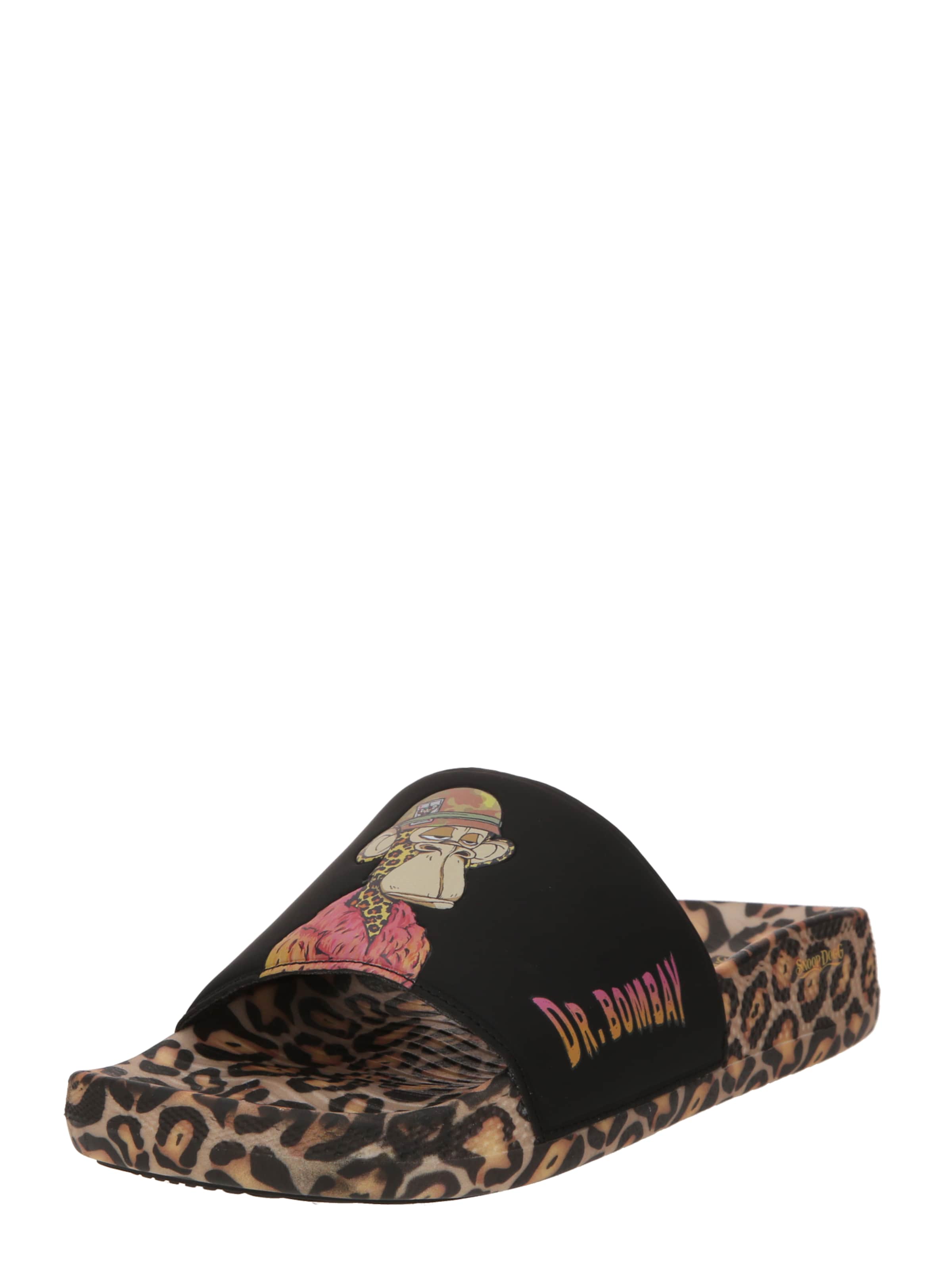 SKECHERS Beach & Pool Shoes 'DR. BOMBAY' in Black: front