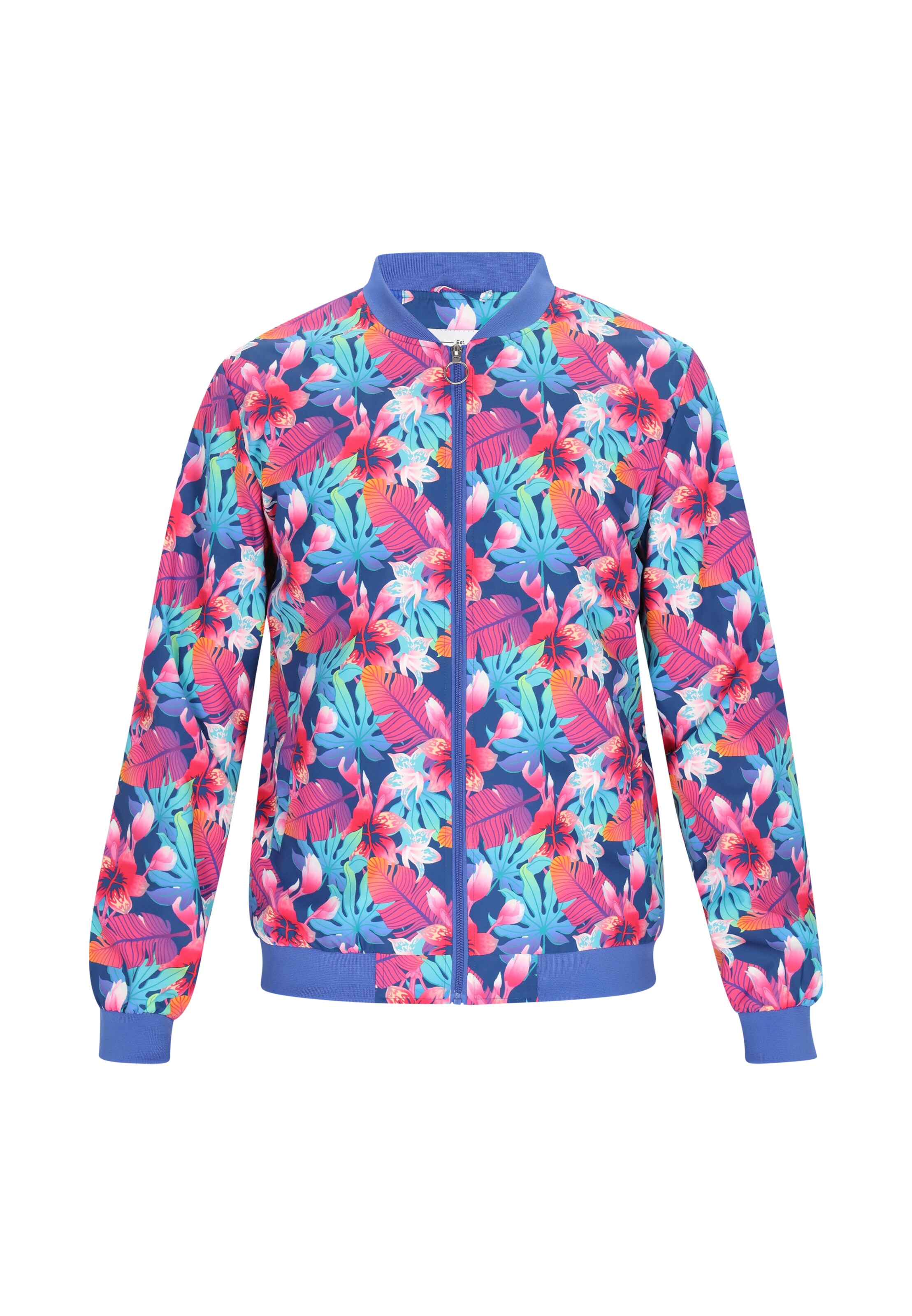 MO Between-season jacket in Blue: front