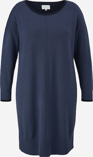 TRIANGLE Robes en maille en bleu marine / noir, Vue avec produit