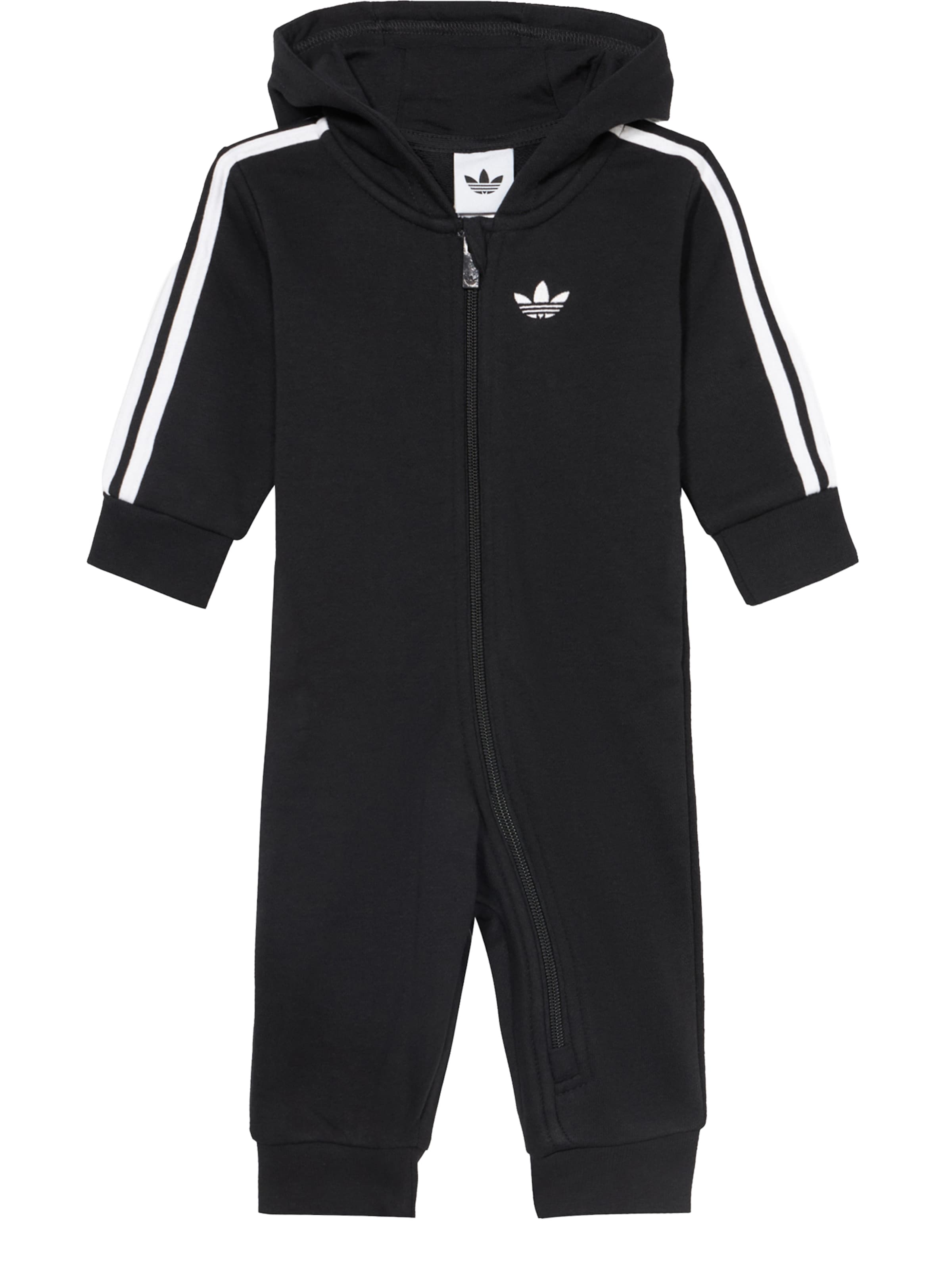 juoda ADIDAS ORIGINALS Kombinezonas 'Onesie': priekis