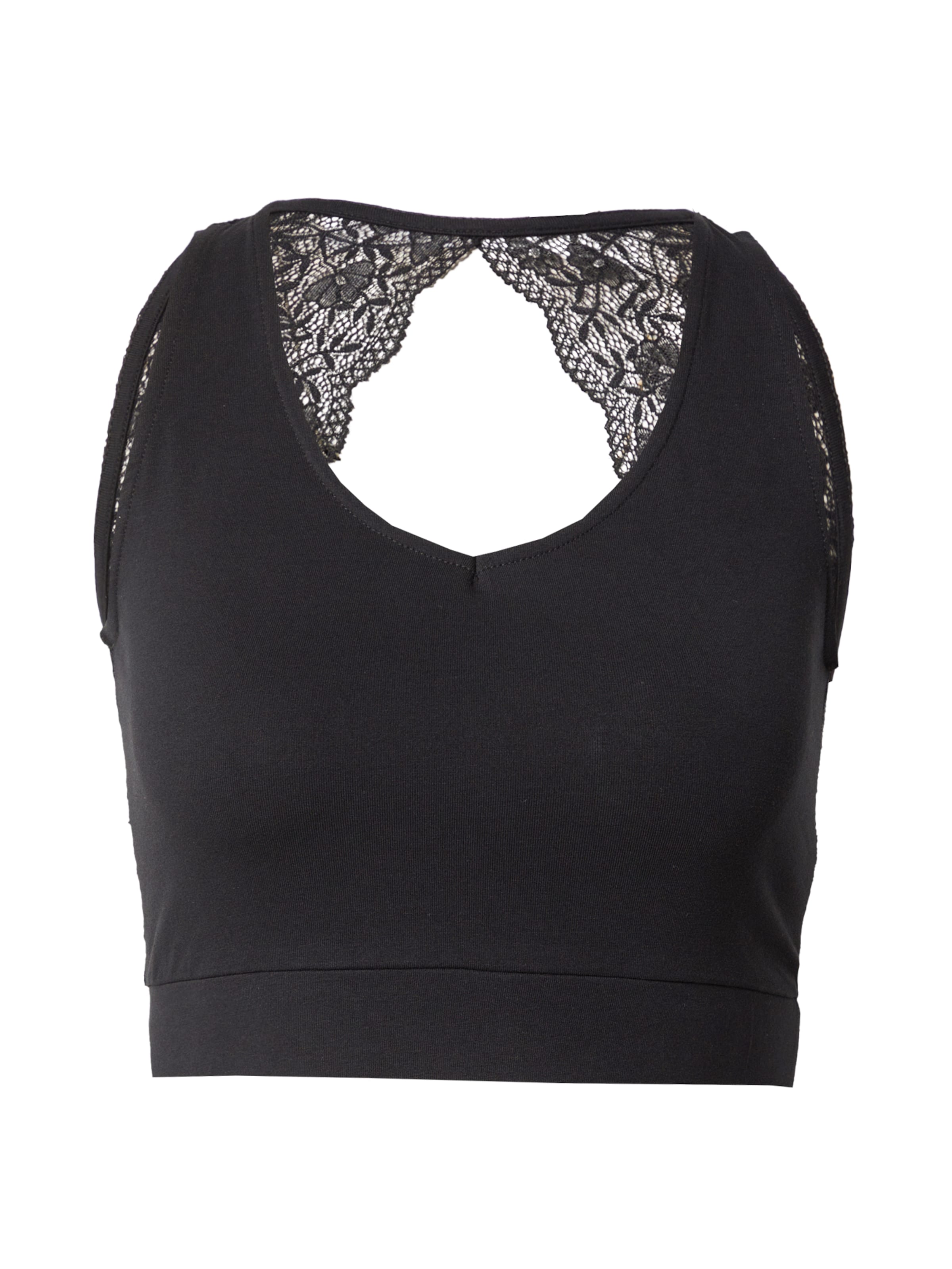 Top di ABOUT YOU in nero: frontale