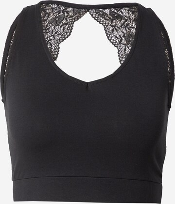 ABOUT YOU Top in Black: front