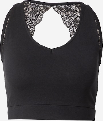 ABOUT YOU Top in Black: front