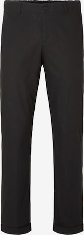 Regular Pantalon à plis SELECTED HOMME en noir : devant