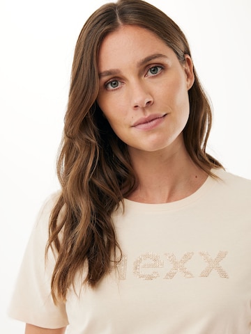 MEXX T-shirt 'Clover' i beige