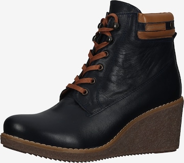 Bottines à lacets HUSH PUPPIES en bleu : devant