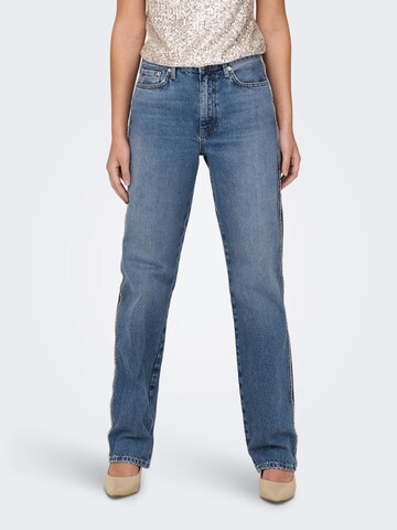 ONLY Regular Jeans 'RILEY' in Blauw: voorkant