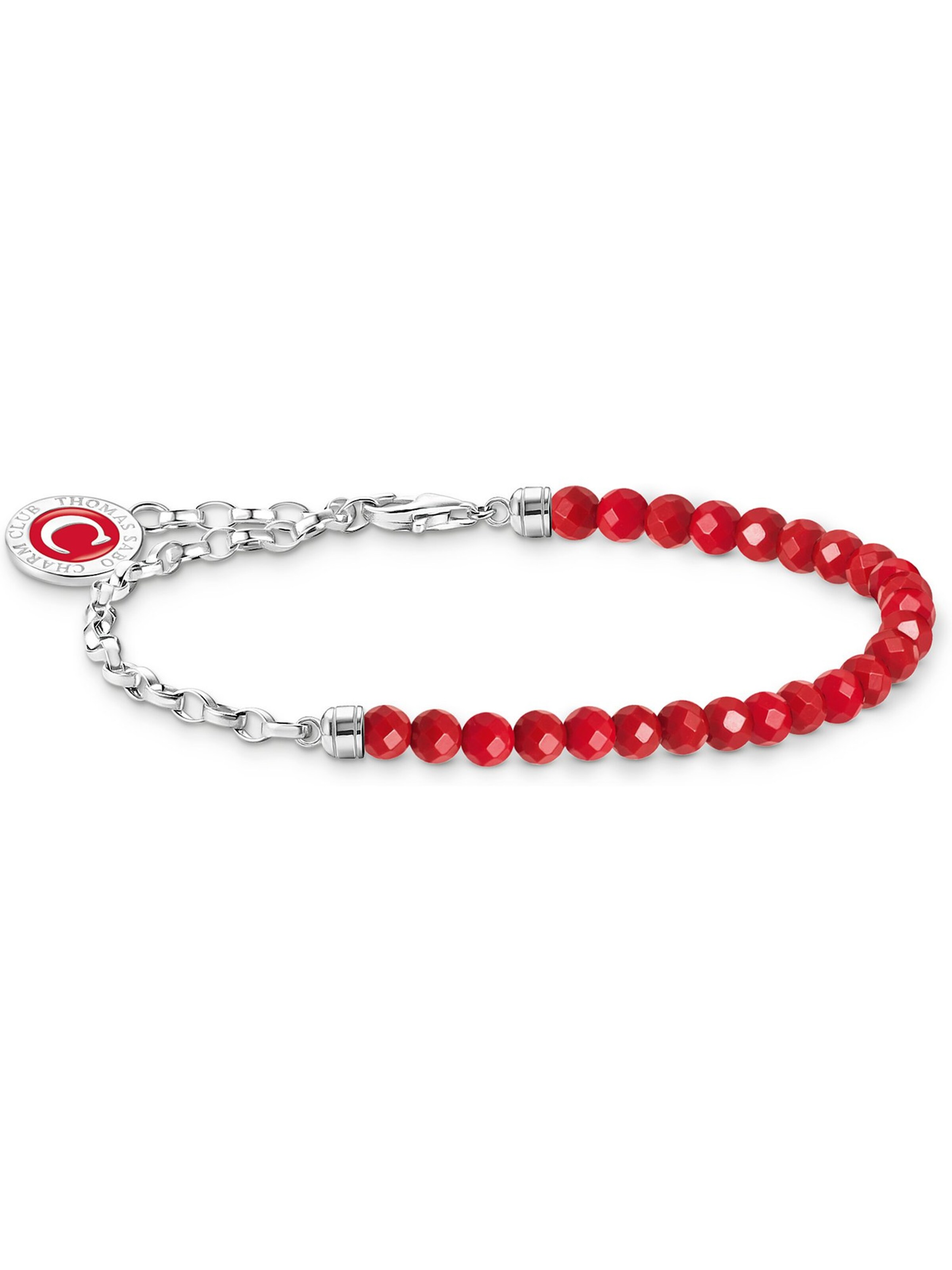 Thomas Sabo Armband in Rood: voorkant