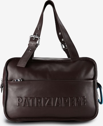 Borsa a spalla di PATRIZIA PEPE in marrone: frontale