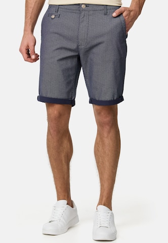 INDICODE JEANS Shorts 'Cuba' in Blau: Vorderseite