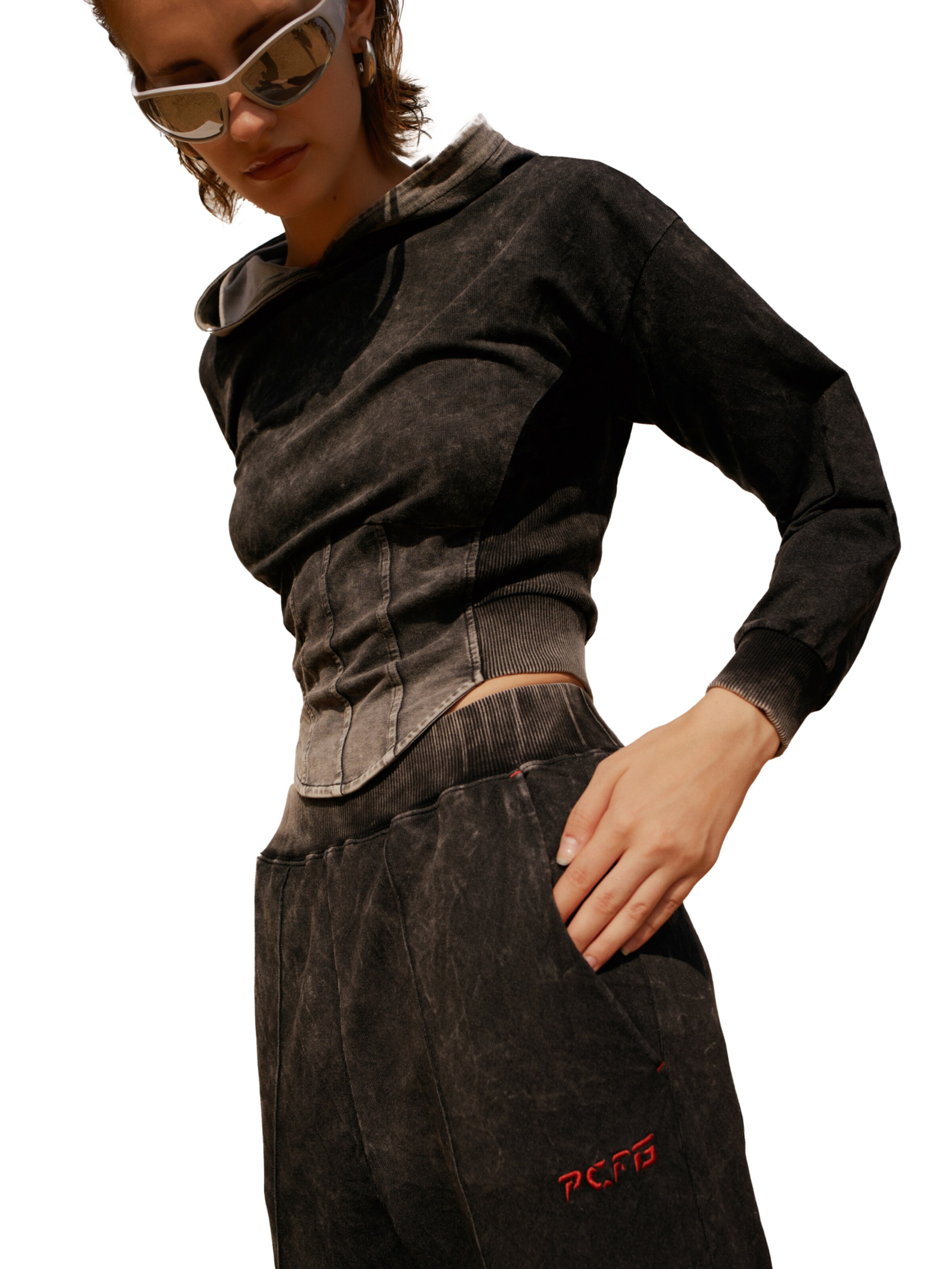 PCFG Tapered Pants in Black