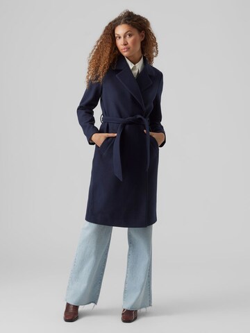 VERO MODA Between-Seasons Coat 'Fortune Aya' in Blue