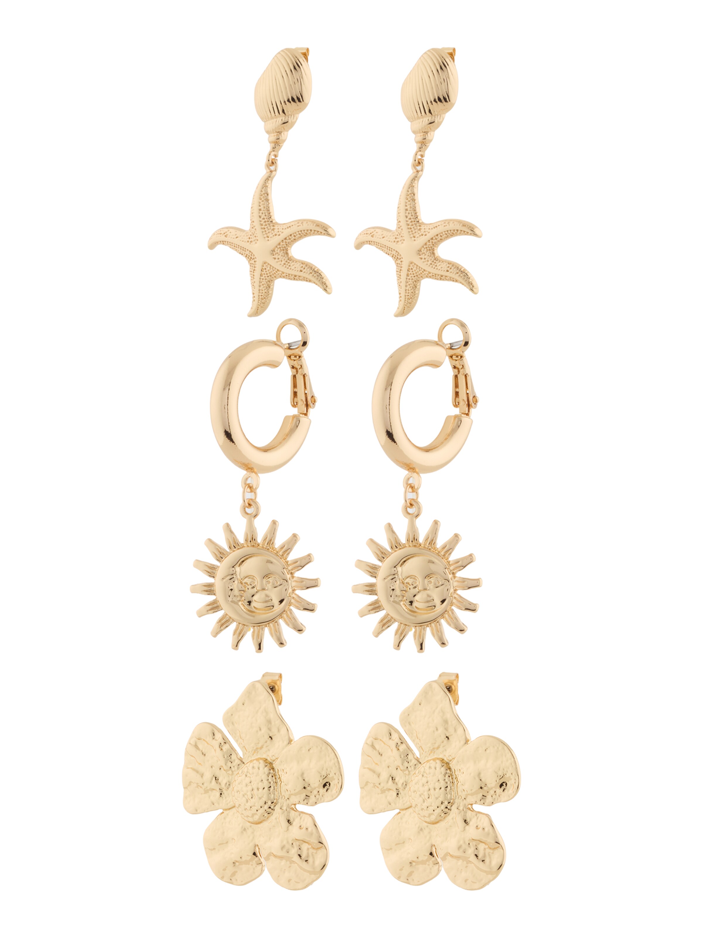 ABOUT YOU - Pendientes en oro: frente