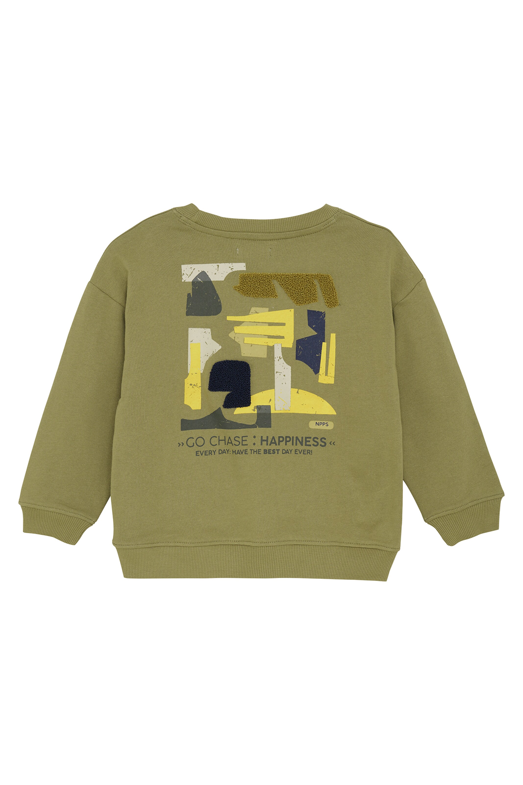 Pull-over 'Ray' Noppies en vert