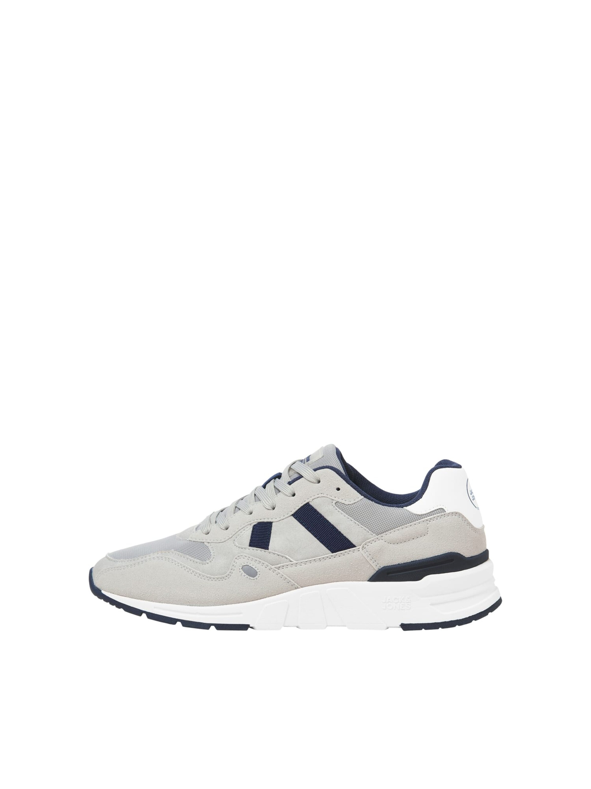 JACK & JONES Athletic lace-up shoe 'Orion' in Grey: front
