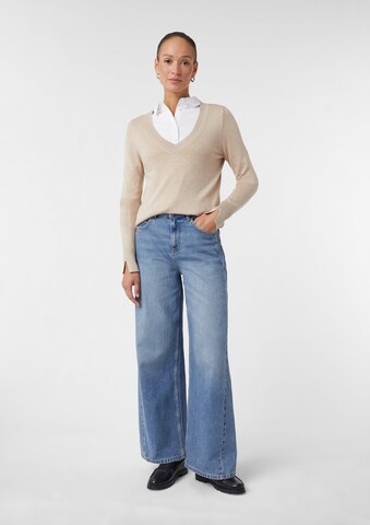 COMMA - Jersey en beige: frente