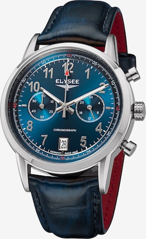 ELYSEE Analog Watch 'The Signature' in Blue: front