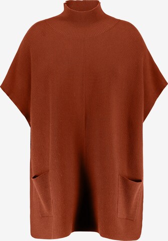 Pull-over Ulla Popken en marron : devant