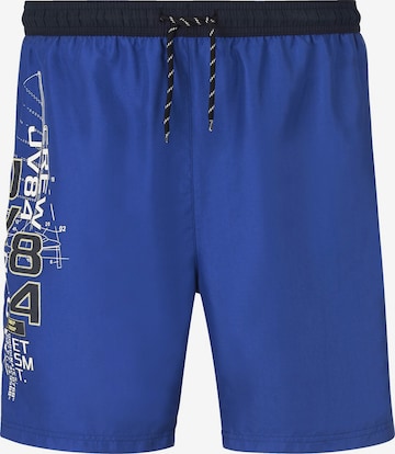 Jan Vanderstorm Board Shorts ' Juppe ' in Blue: front