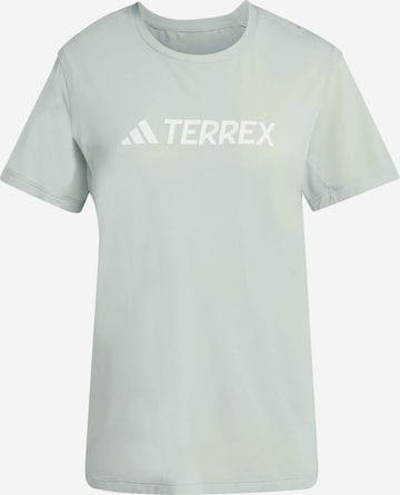Tricou funcțional de la ADIDAS TERREX pe verde: față