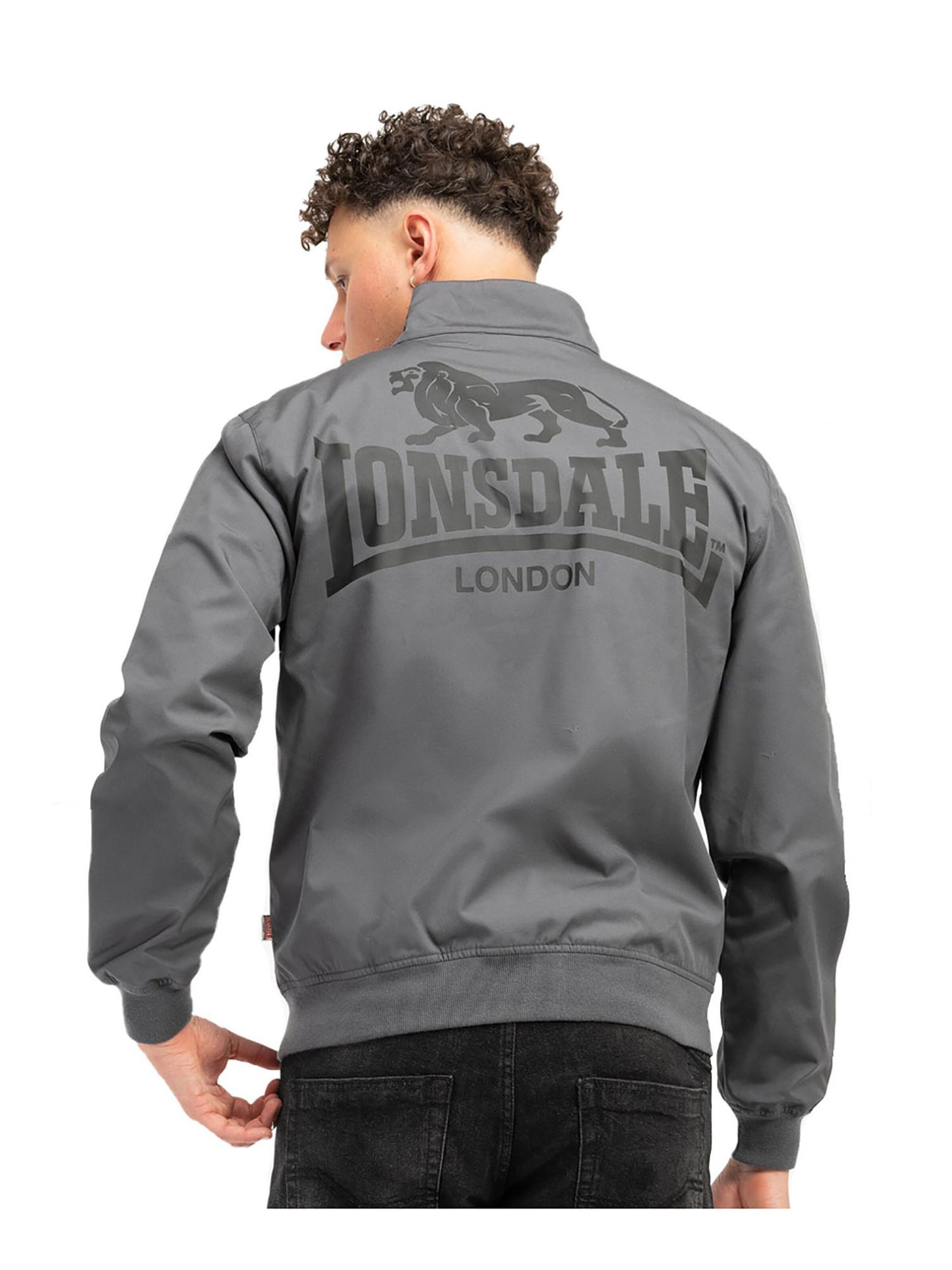 LONSDALE Between-Season Jacket 'Acton' in Grey
