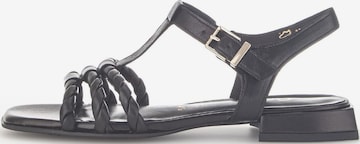 GABOR Sandały z rzemykami w kolorze czarny