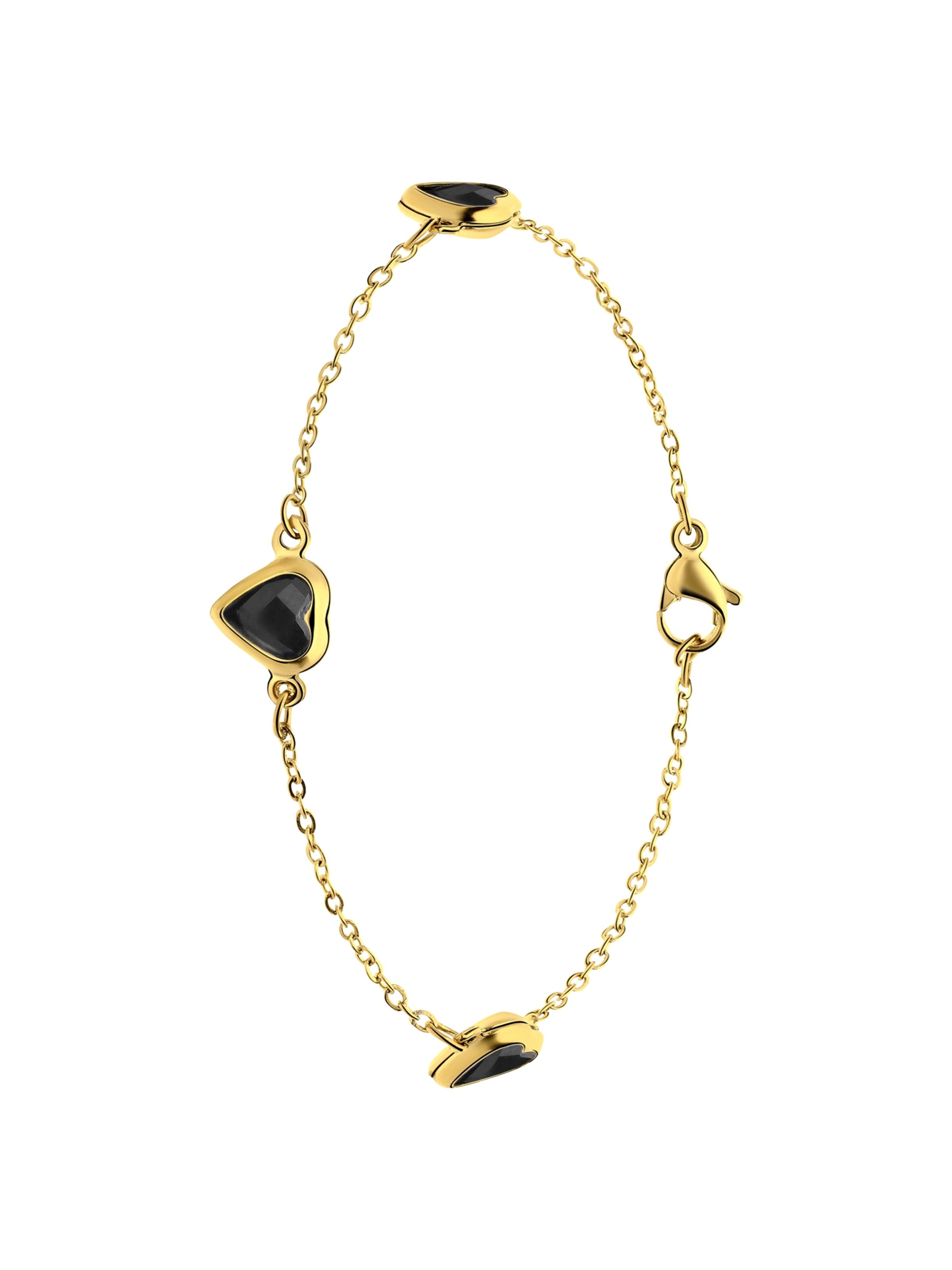 Lucardi Bracelet 'Chic' in Gold: front