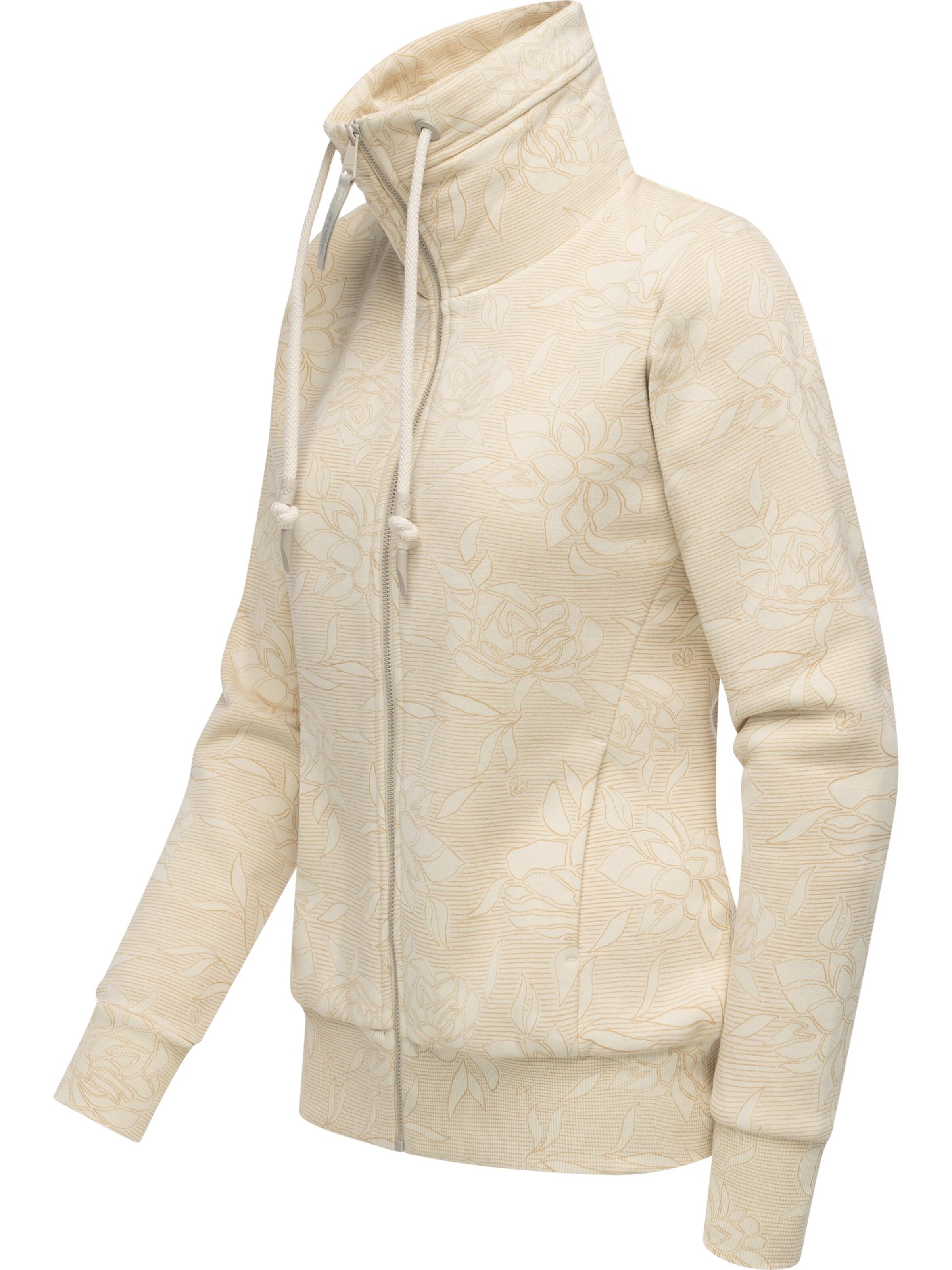 Ragwear Sweat jacket 'Ronette' in Beige