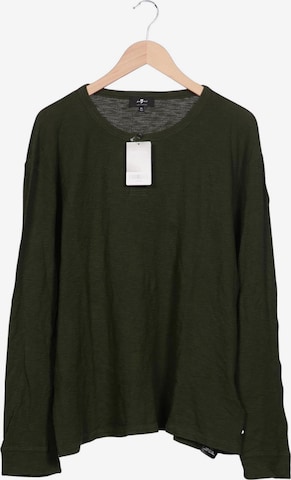 7 for all mankind Langarmshirt XL in Grün: Vorderseite