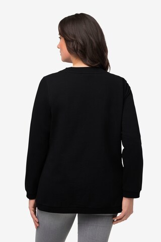 Sweat-shirt Ulla Popken en noir