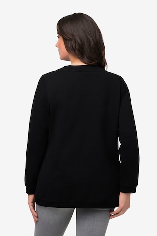 Ulla Popken Sweatshirt in Schwarz