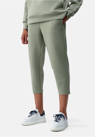 Coupe slim Pantalon 'Isolde' Born en vert : devant
