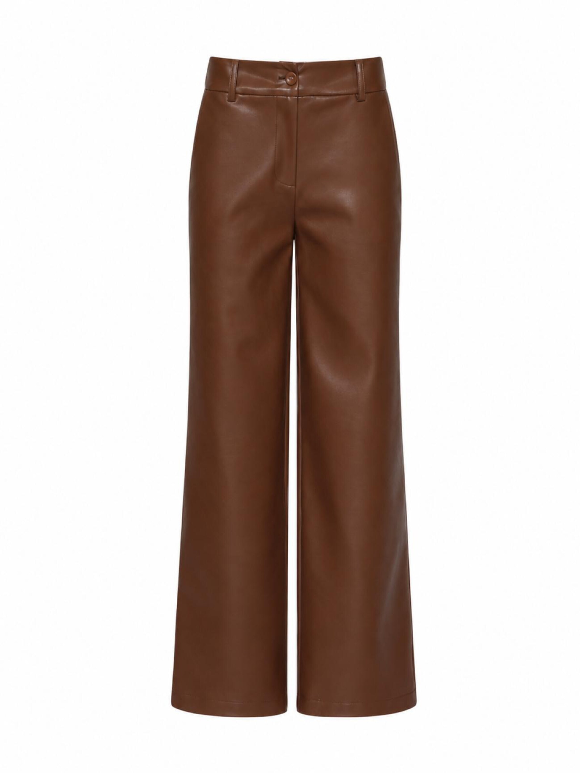 Smashed Lemon Regular Trousers in Brown