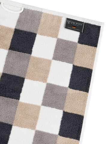 ROSS Towel 'Cashmere feeling Karo' in Brown