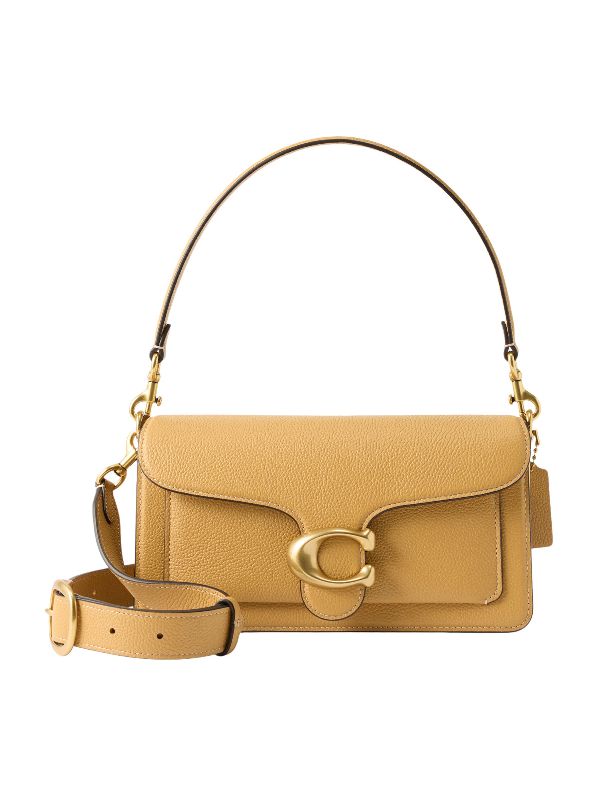 COACH Наплечная сумка в Бежевый: спереди