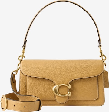 COACH Наплечная сумка в Бежевый: спереди