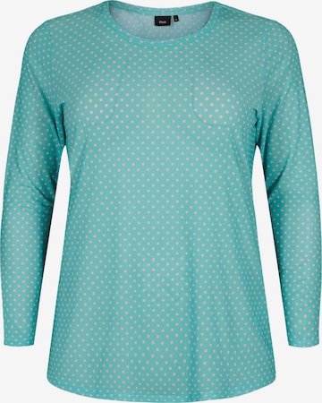 Zizzi - Blusa 'ERAYNE' em verde: frente