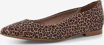 Tamaris Ballerina in Braun: Vorderseite