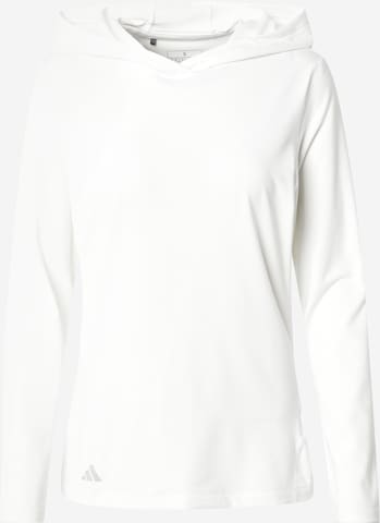 Hanorac sport de la ADIDAS GOLF pe alb: față
