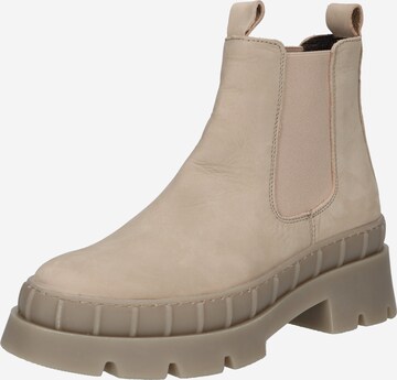 PS Poelman Chelsea boots in Beige: front