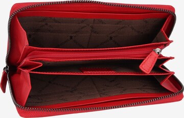 Braun Büffel Wallet 'Anna' in Red