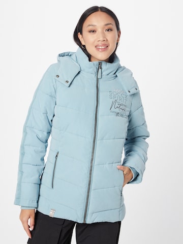 Soccx Between-Season Jacket in Blue: front