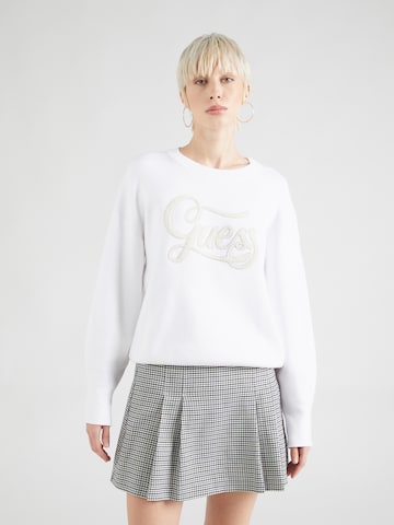 Pull-over 'JOLIE' GUESS en blanc : devant