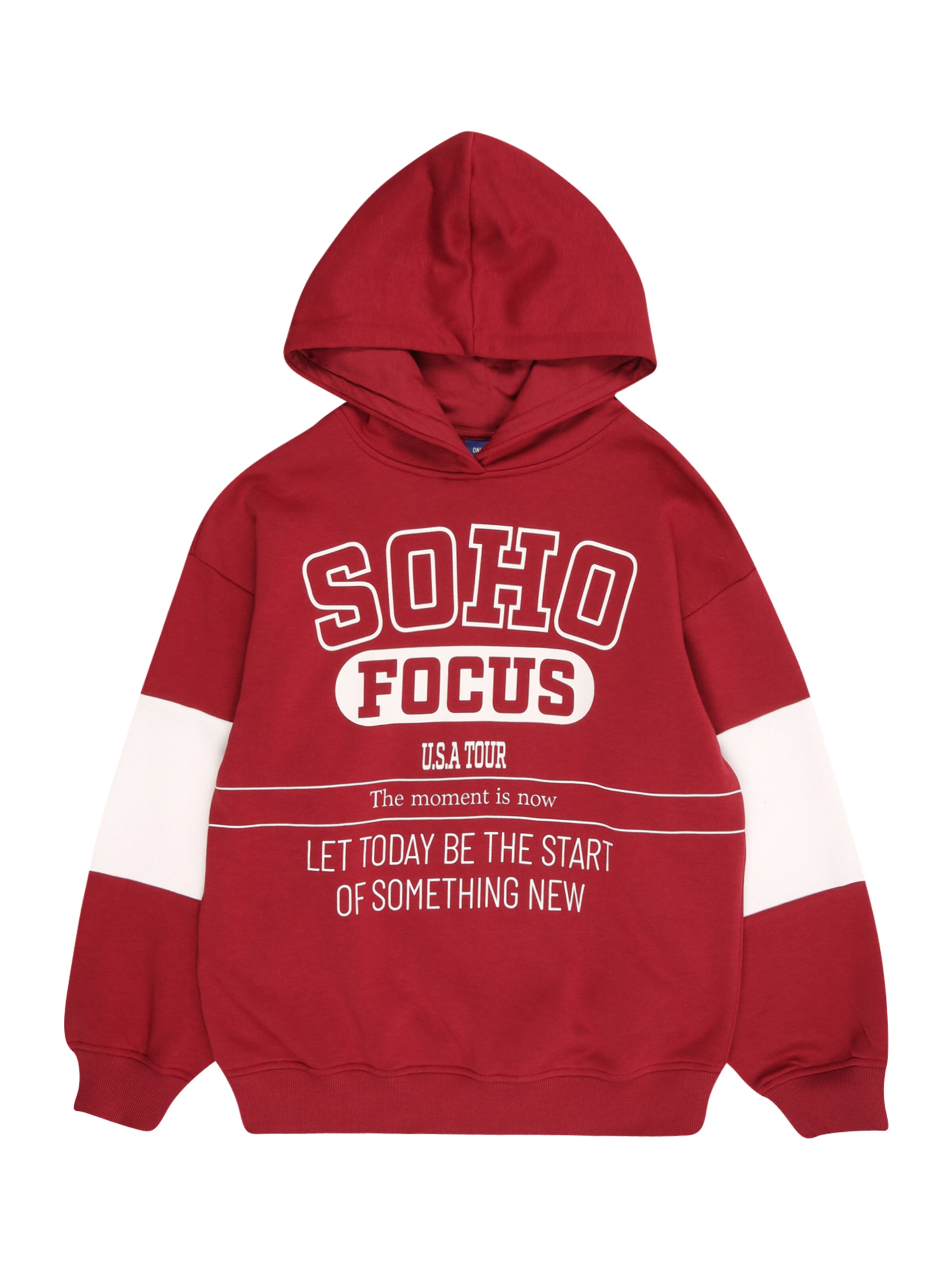 Felpa 'OSJCATER' di Only & Sons Junior in rosso: frontale