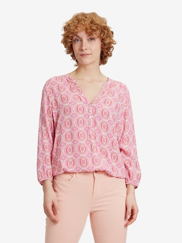 Cartoon Blouse in Roze: voorkant