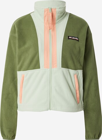 Veste de sport COLUMBIA en vert : devant