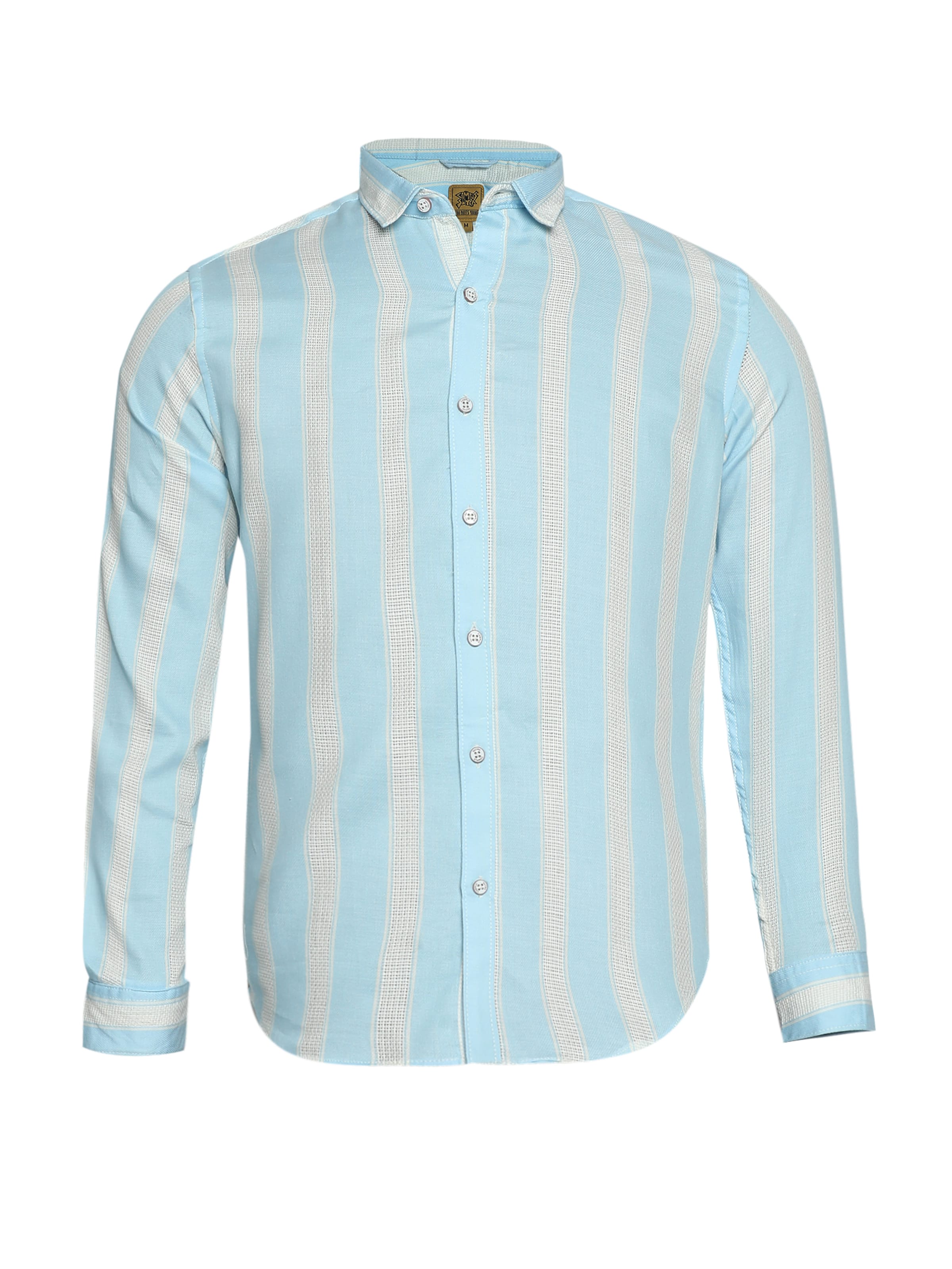 Campus Sutra - Ajuste regular Camisa en azul: frente