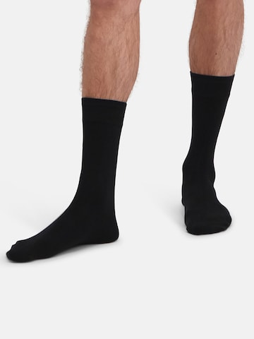 Bamboo basics Socks 'Beau' in Black: front