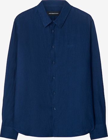 Adolfo Dominguez Regular fit Overhemd in Blauw: voorkant